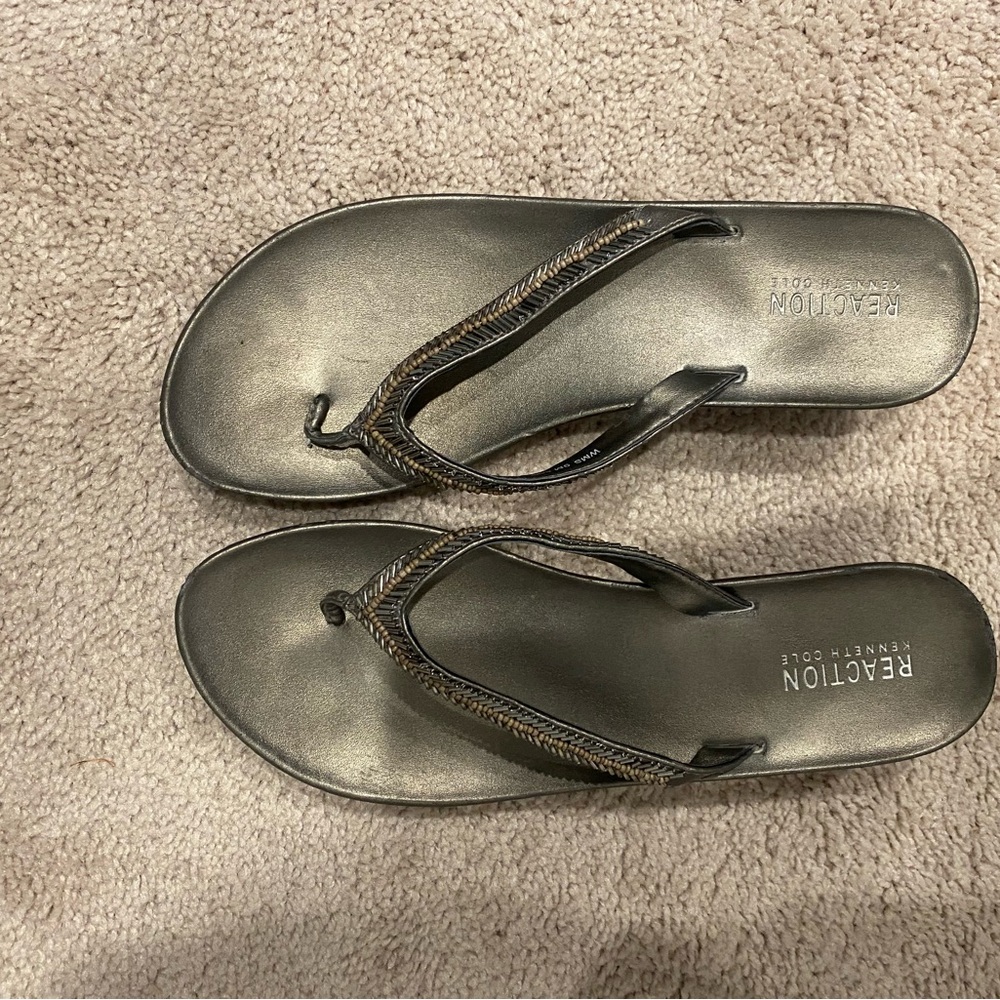 Reaction by Kenneth Cole sequin flip flops